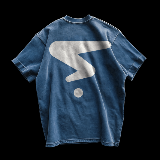 Stocal Oversized Blue Tshirt
