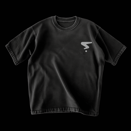 Stocal Oversized Black Tshirt