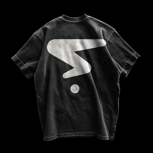 Stocal Oversized Black Tshirt