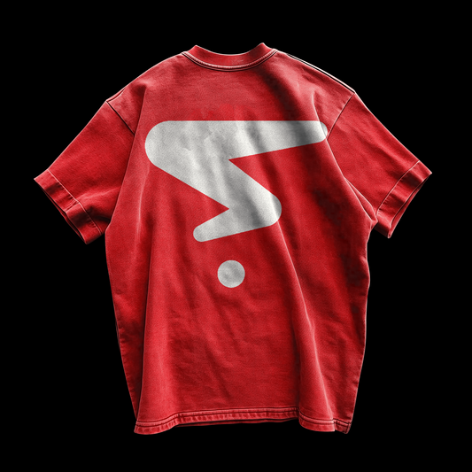 Stocal Oversized Red Tshirt